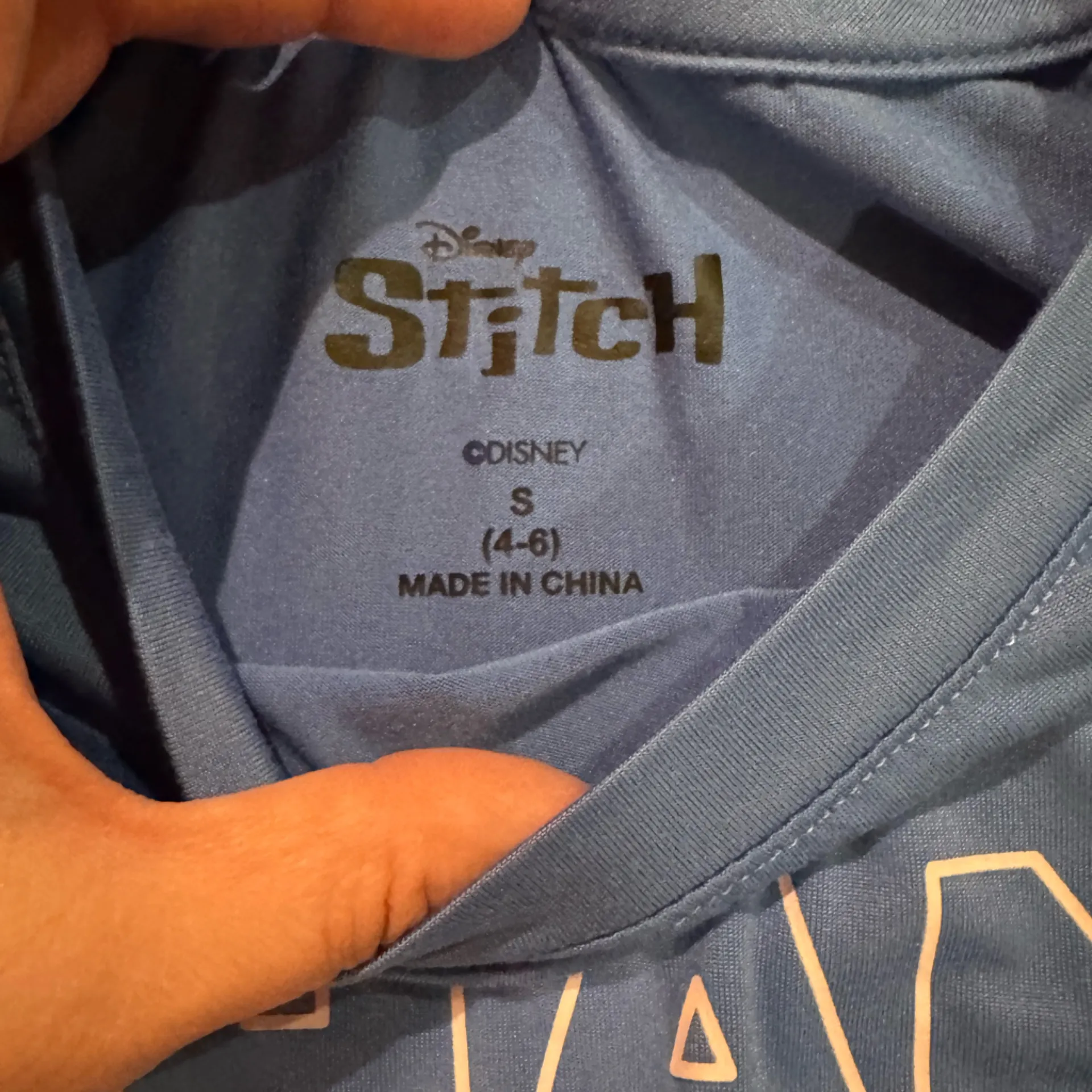 Disney Stitch PJ set- size small (4-6) - Image 2