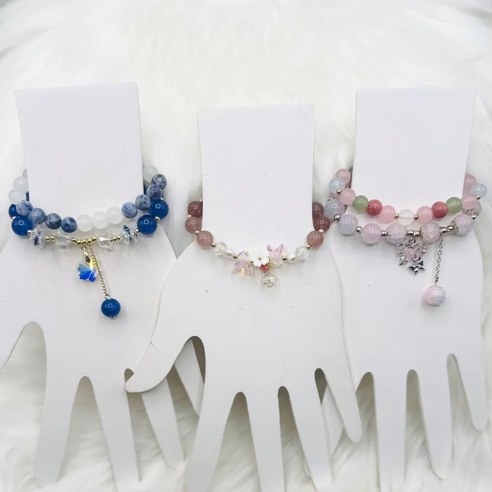 Beaded Bracelet Bundle Lot for Small Wrist Multicolored - Image 6