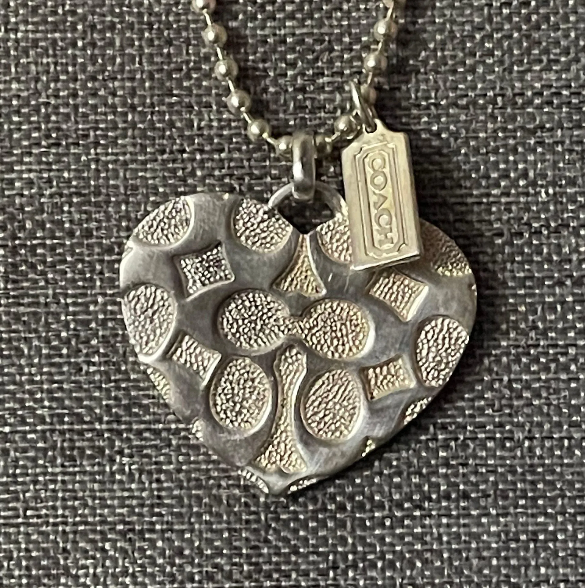 Sterling Silver Signature Heart Pendant Necklace - Image 2