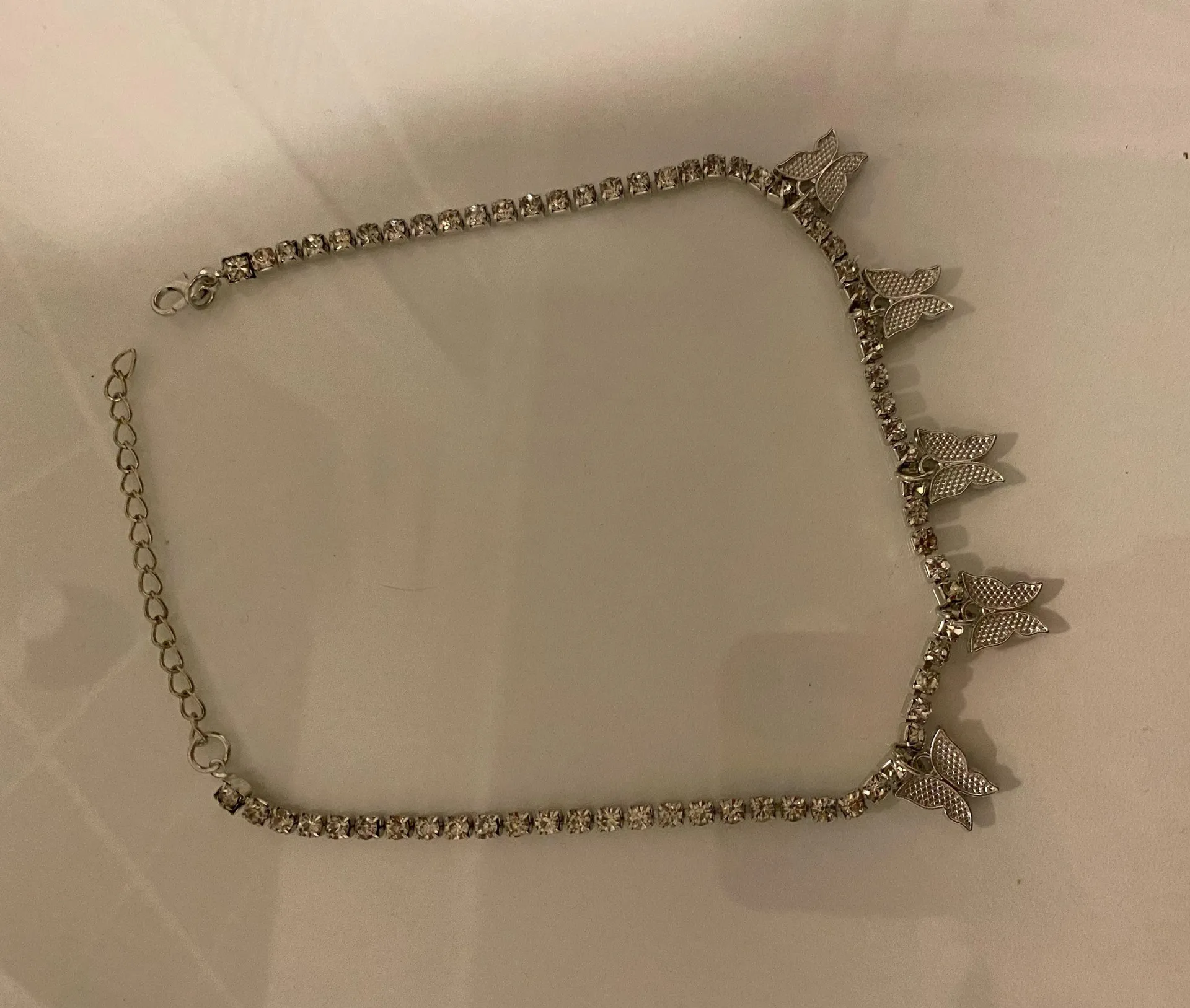 Boutique Silver butterfly necklace - Image 4