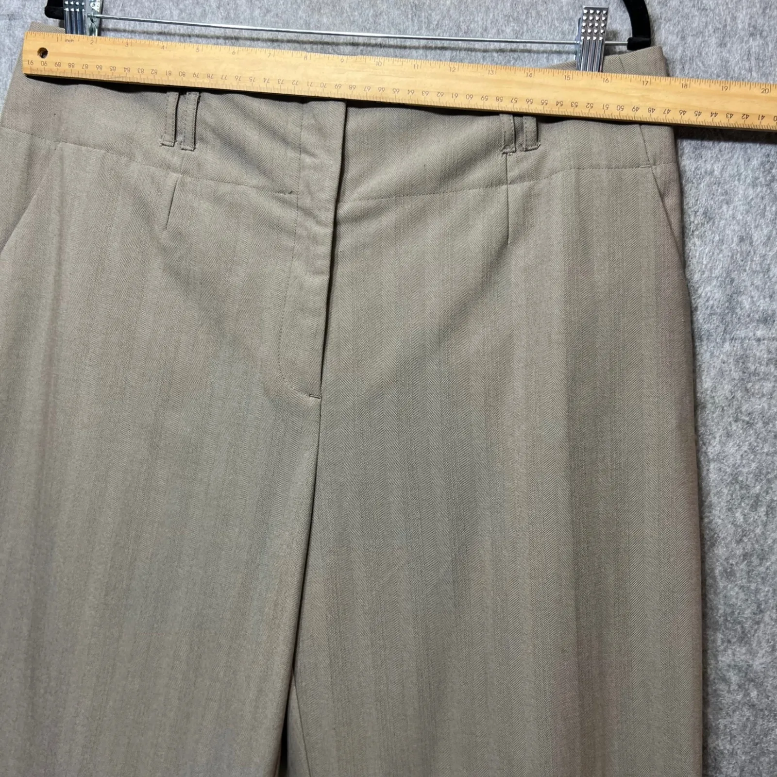 East 5th Wide Leg Herringbone Career Dress Pants Size 16 Business‎ Trousers - Image 2