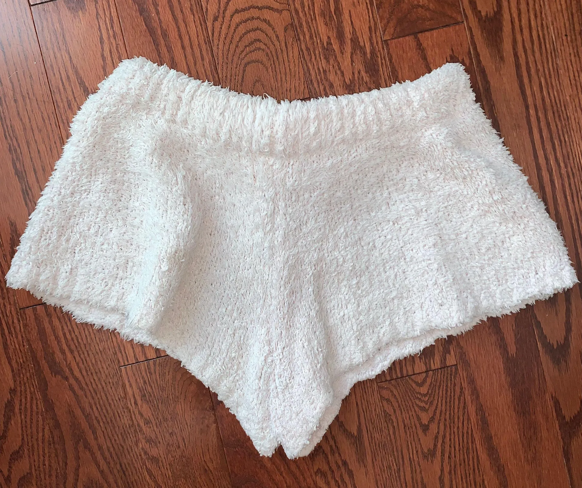 POL light pink fuzzy shorts - Image 2