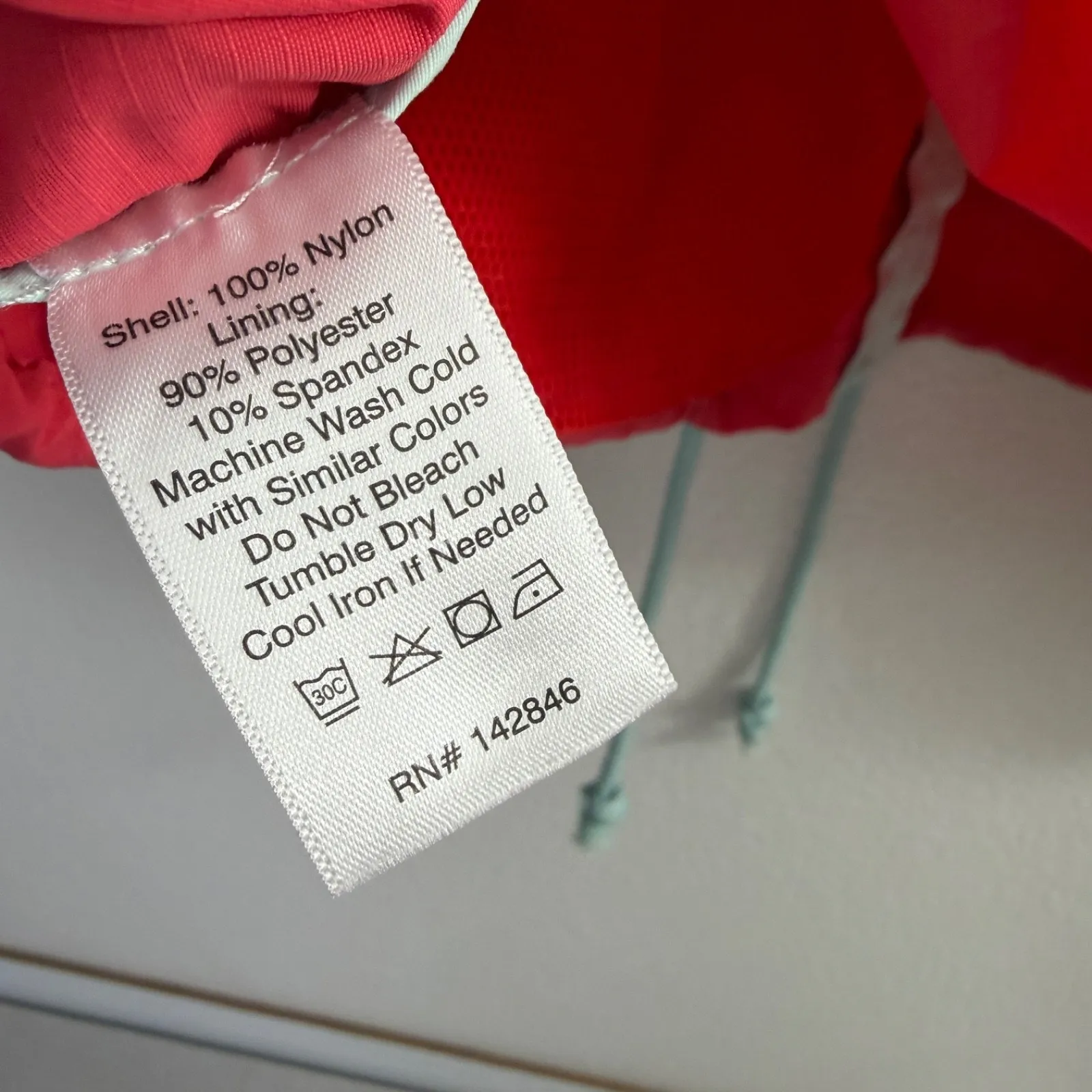 Rhode Abby Windbreaker Jacket Womens Small Cherry Purple Full Zip Outdoor Hooded Red - Image 10