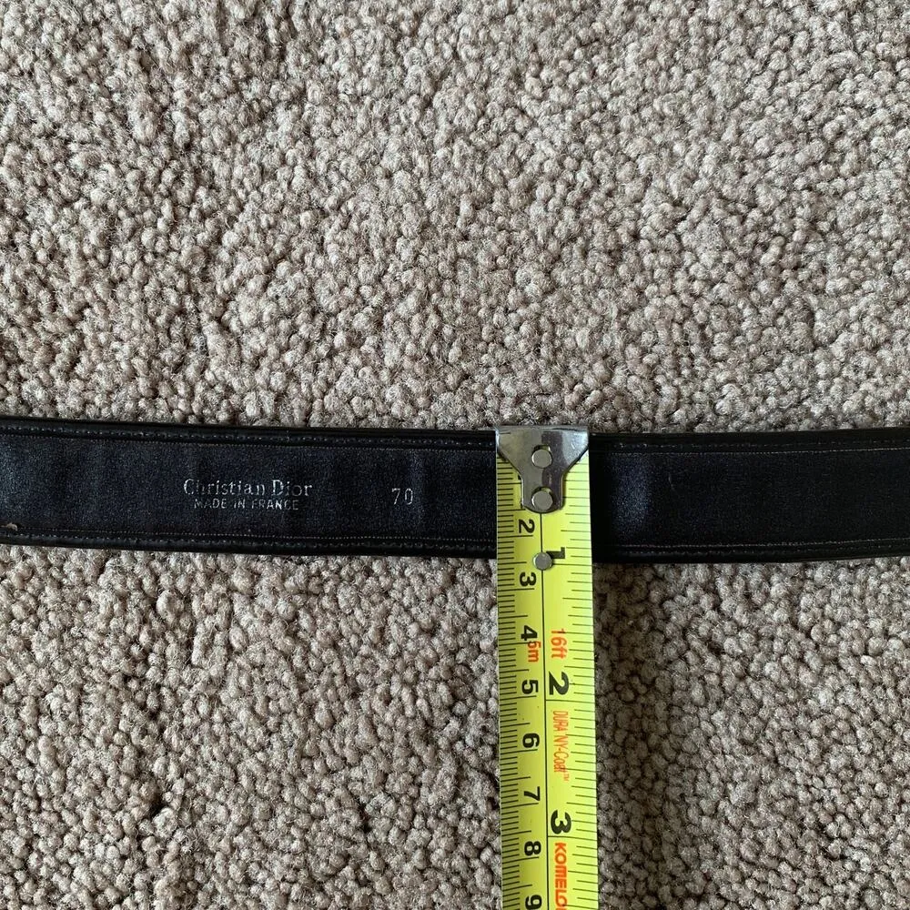 D1020 Christian Dior women's 70 cm 28 inch brown trotter belt - Image 3