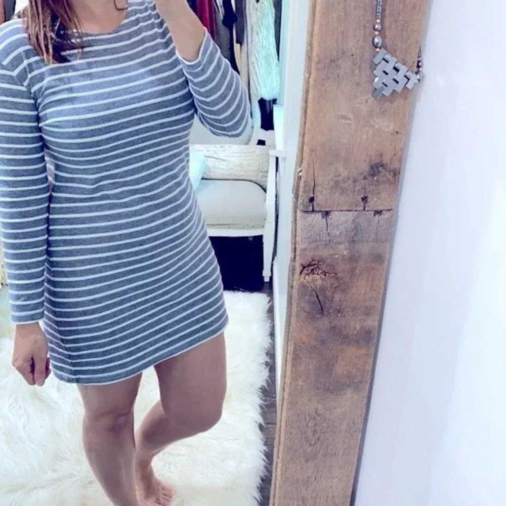 SAIL to Sable striped shirt dress size small - Image 2