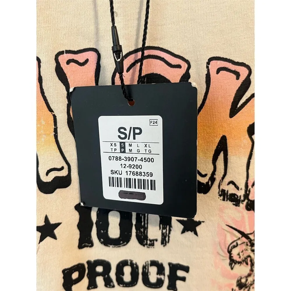 Charlotte Russe T-Shirt Women's S Beige Whiskey Graphic Tee Short Sleeve NWT - Image 9