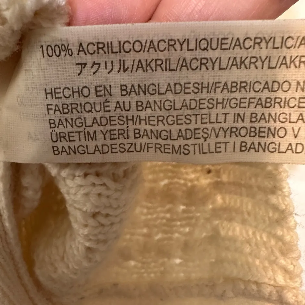 Zara Cream Cable Knit 3/4 Sleeve Sweater NWOT - Image 6