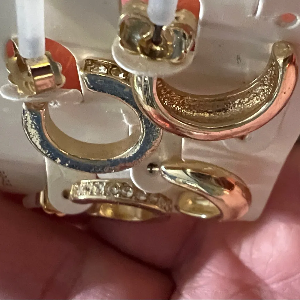 a new day Gold Hoop Earrings - Image 2