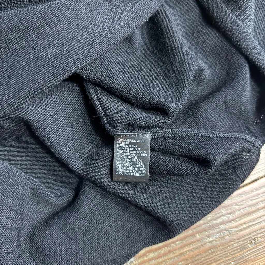 Alex Marie 100% Merino Wool Turtleneck Midi Sweater Dress Sz Small 🧡🍄 - Image 8