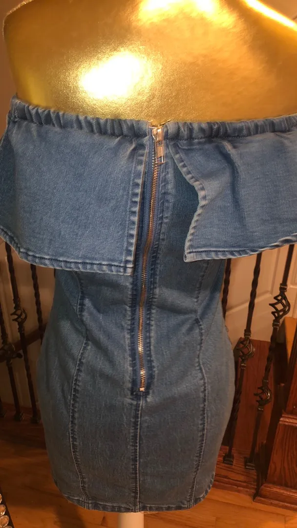 MPD Denim Mini Dress - Image 7