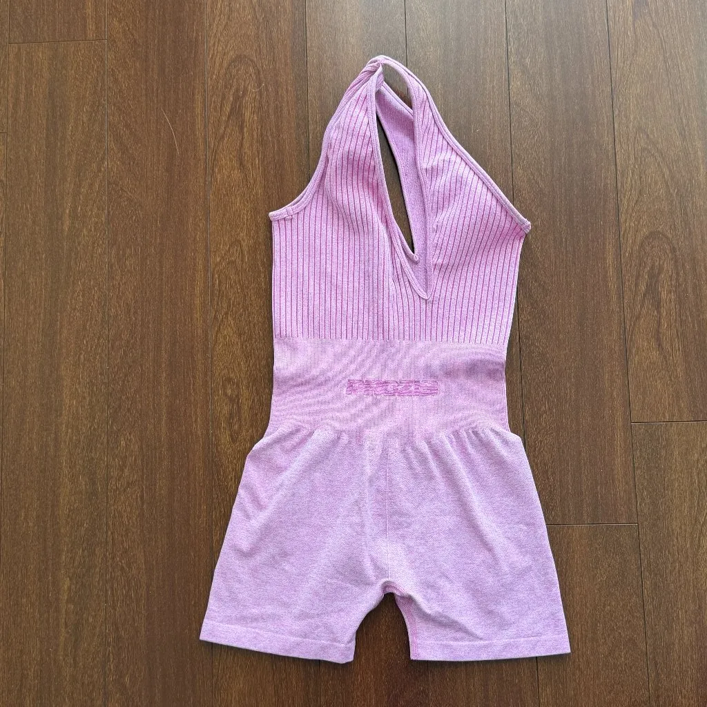 Prozis pink romper jumpsuit workout seamless Size M - Image 3