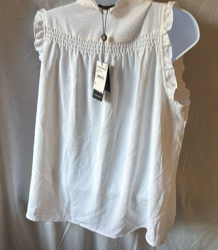 Adrianna  Papell Women's Solid Sleeveless Top - Image 4