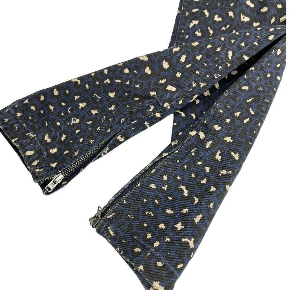 Whistles Low Rise Skinny Jeans in Leopard Print size 26 - Image 2