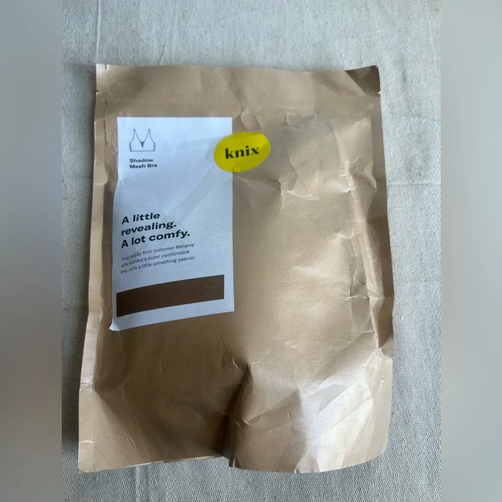 Knix Revolution Shadow Mesh Bra Tan Size undefined - Image 2