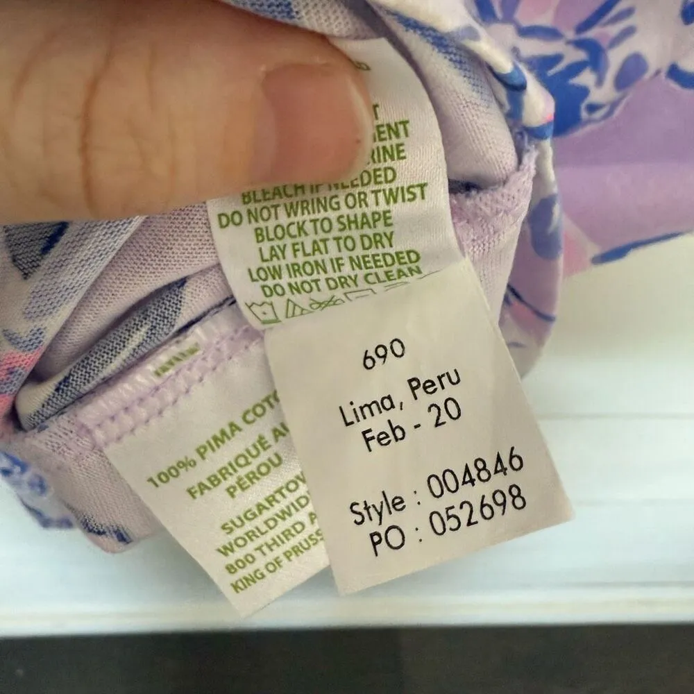 Lilly Pulitzer Women’s Small Margot Swing Dress Light Lilac Trunks in the Air - Image 5