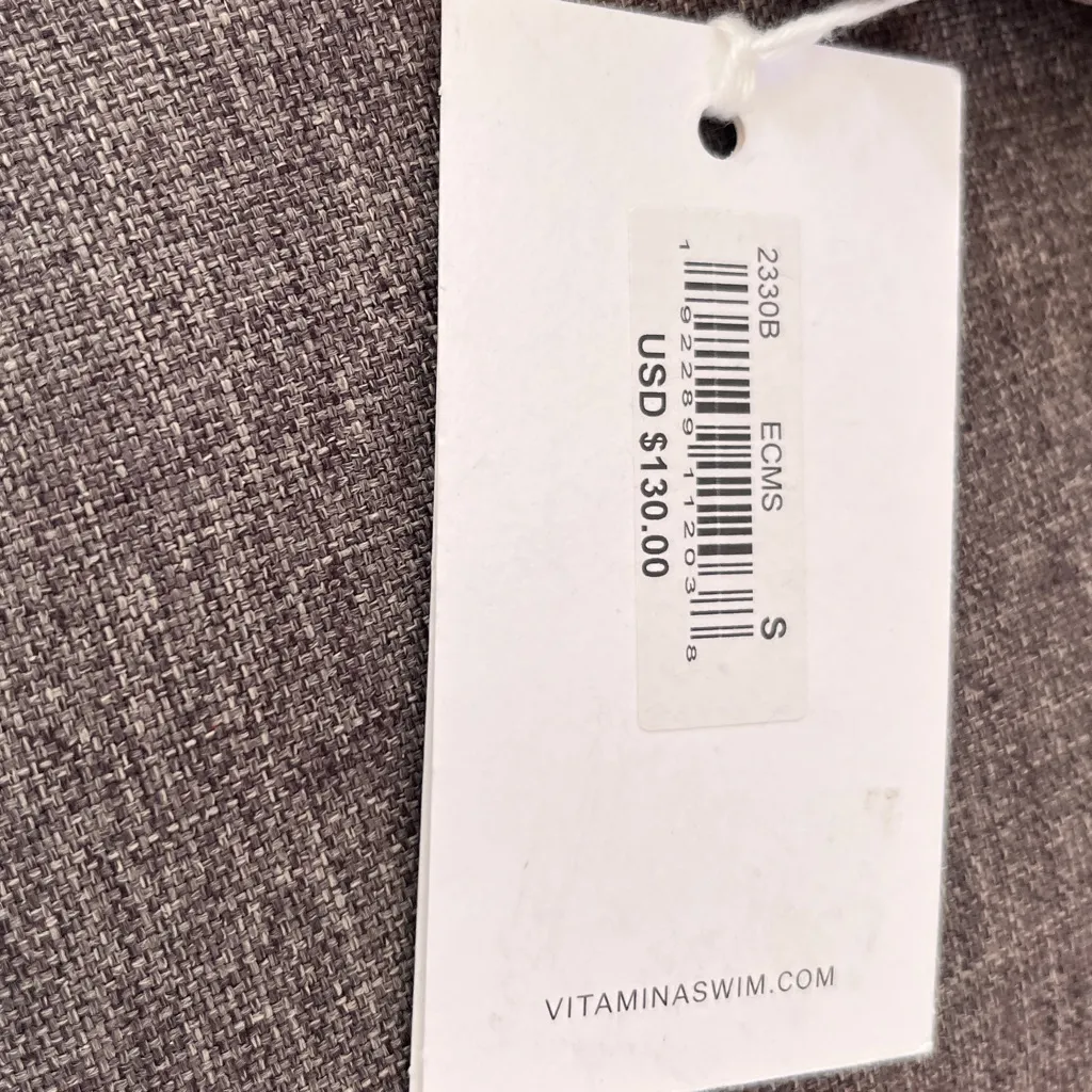 Vitamin A "Gemma" High Waisted Ruched Bikini Bottoms. NEW with tags size - Image 3