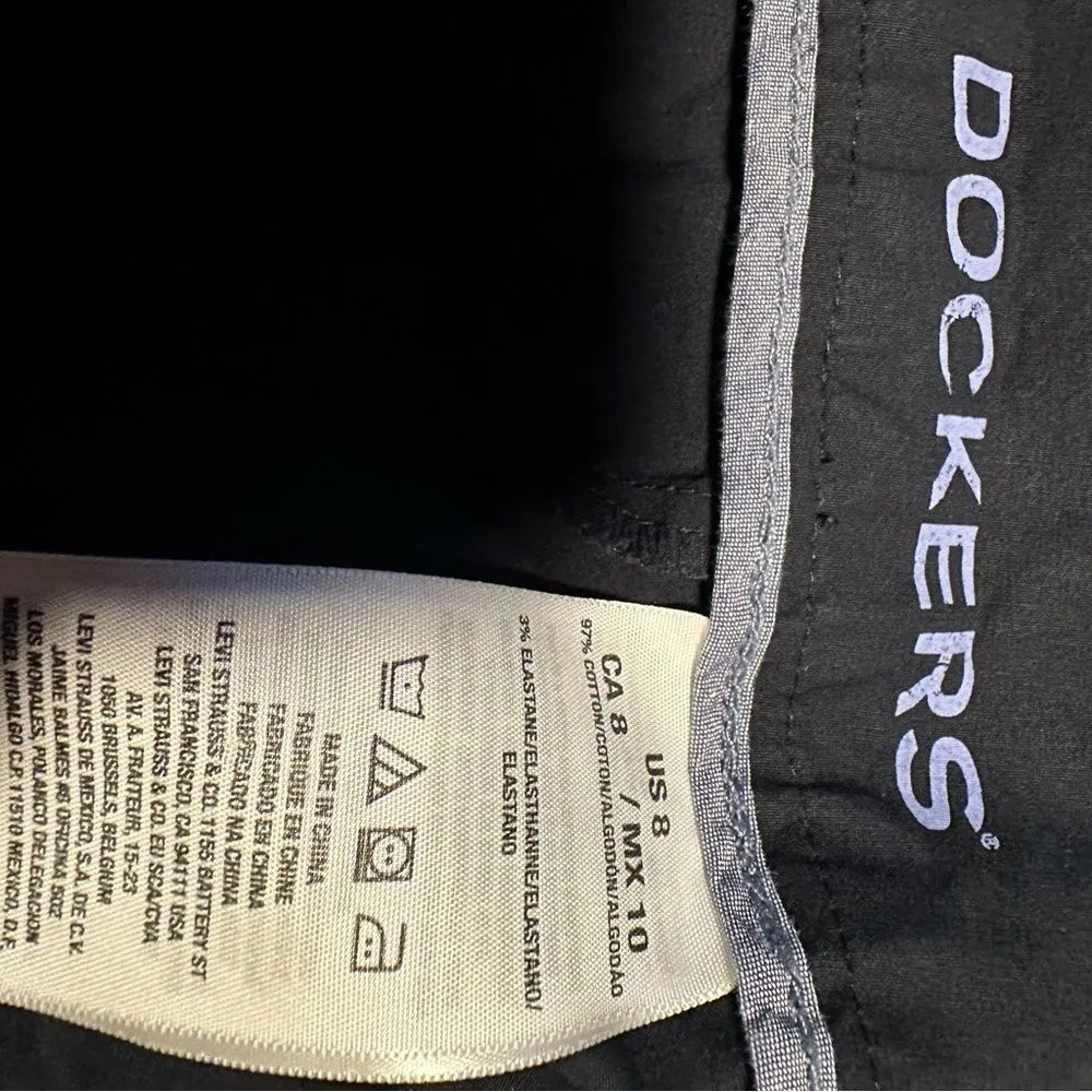 Dockers Navy Blue‎ Skorts - Cotton - Size 8 - Image 9