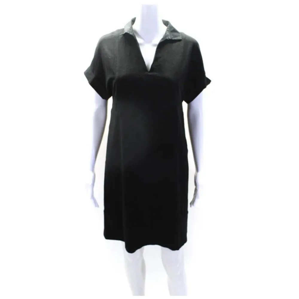 Lafayette 148 New York Womens Collared V - Image 8