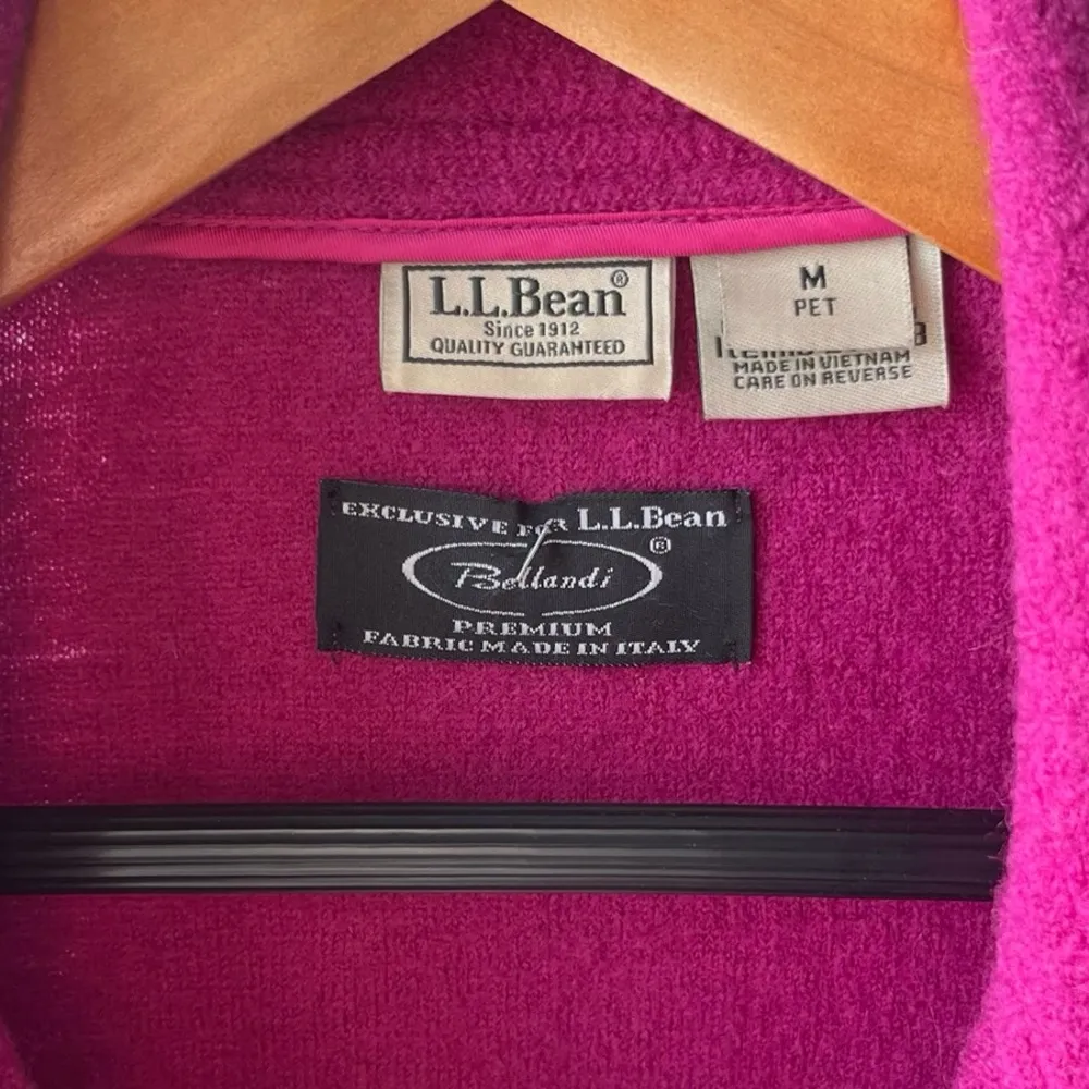 L.L.Bean  Women's Pink Wool Jacket - Image 3