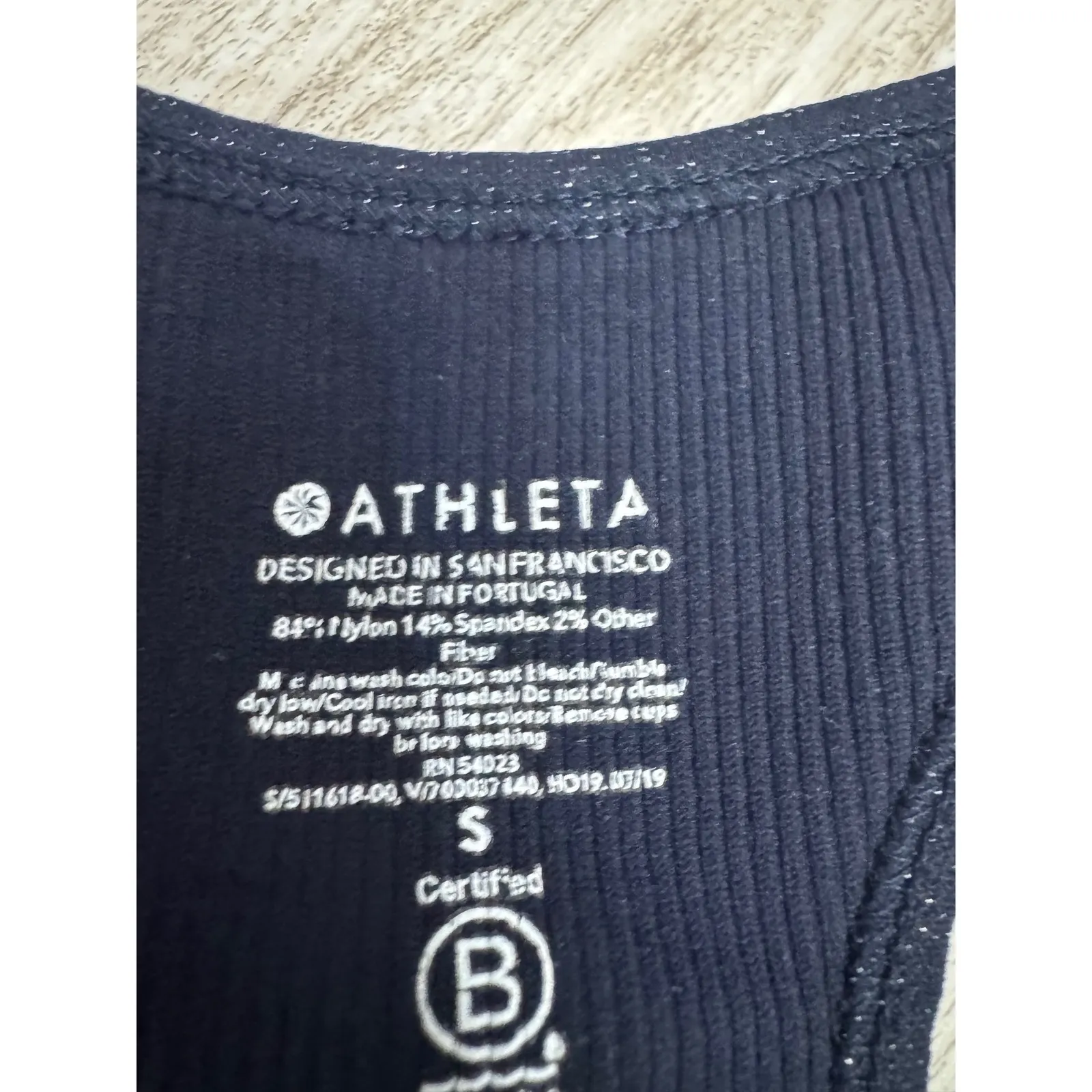 Athleta Size Small Twilight Sparkle Shimmer Fully Focused Bra Move with Ease Top - Image 7