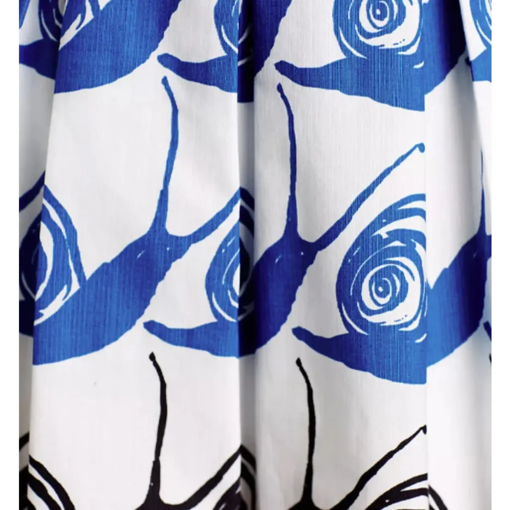 Anthropologie White & Blue
"Swirled Snail Skirt" by Maeve, S - Image 6