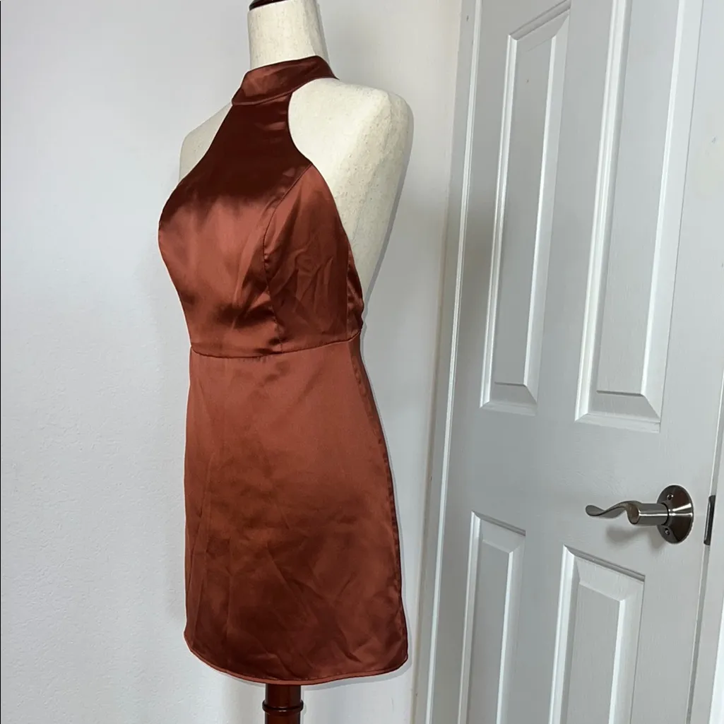 Lulu's Brown Mini Dress‎ - Image 5