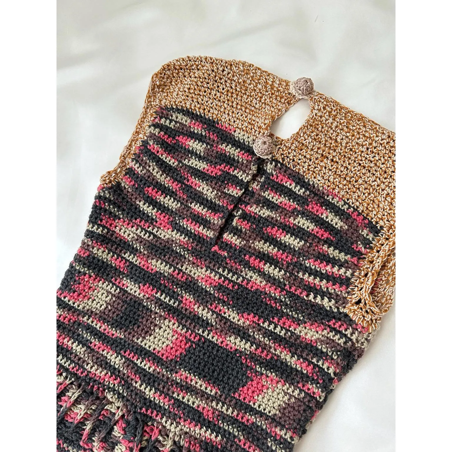 Adorable Crochet Mini Dress Key - Image 6