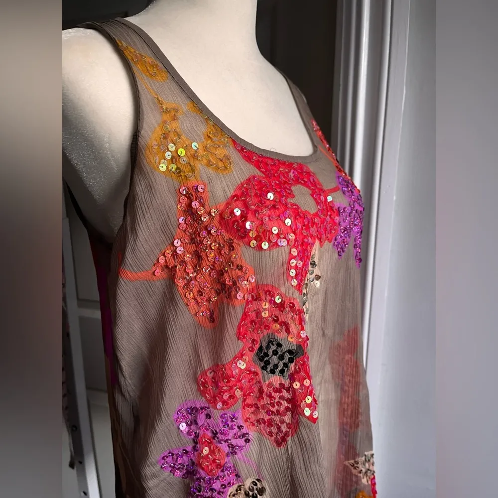 Candie's Y2k Red and Purple Tank Top Xs - Image 7