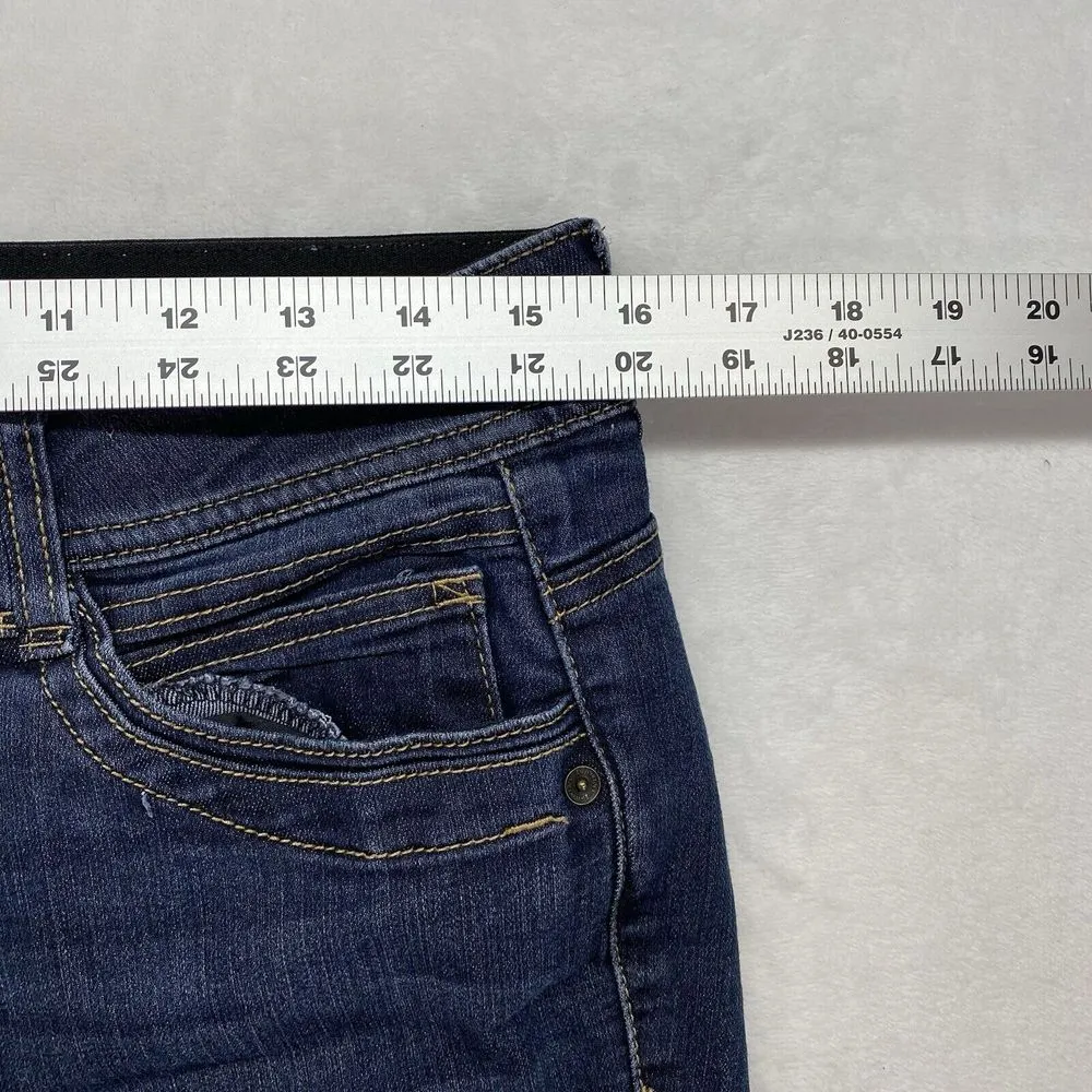 Democracy Jeans Womens‎ 10 Indigo Wash Ab technology Slim tapered Leg - Image 3