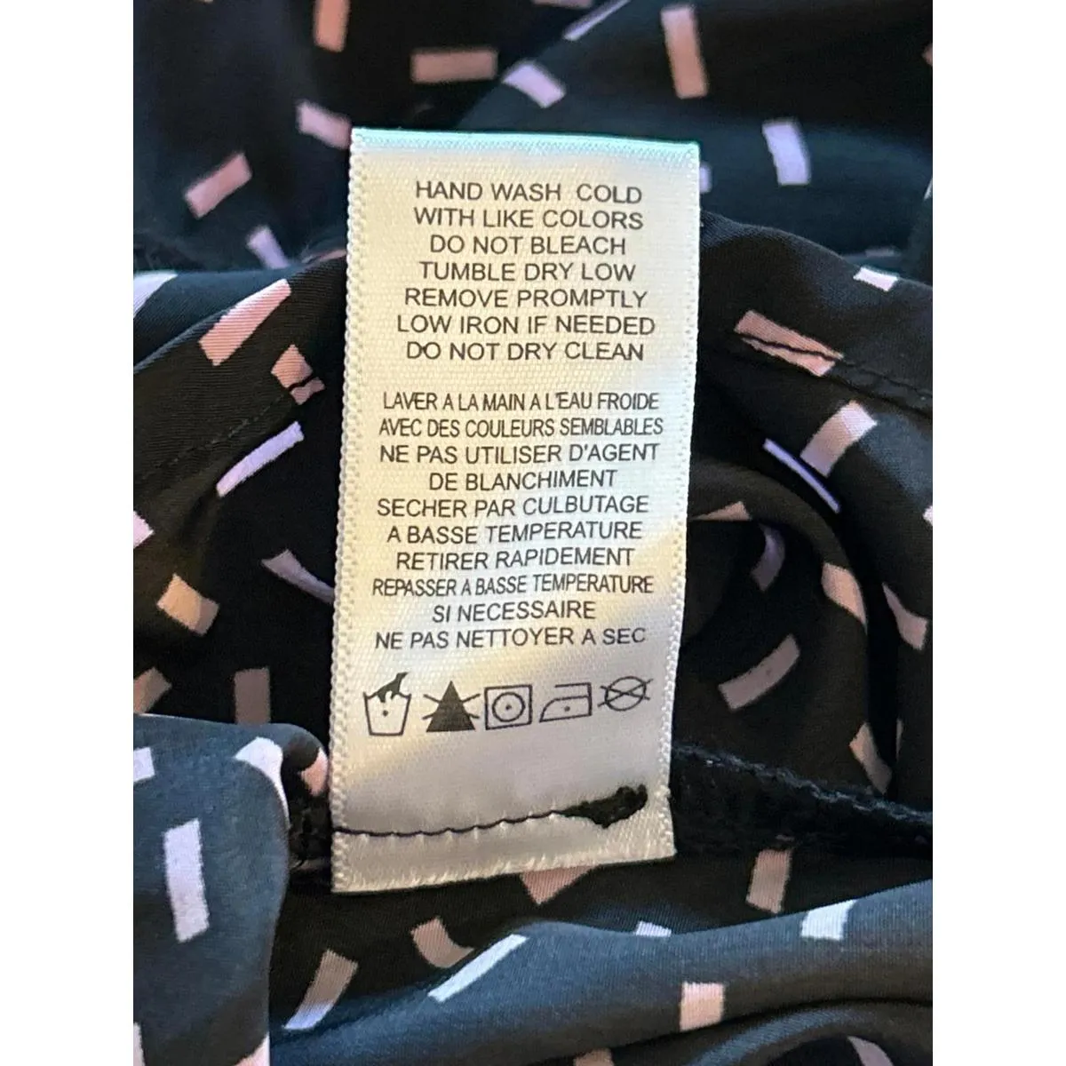 Material Girl Skater Dress Large Black Pink Adjustable Straps Cut Out - Image 6