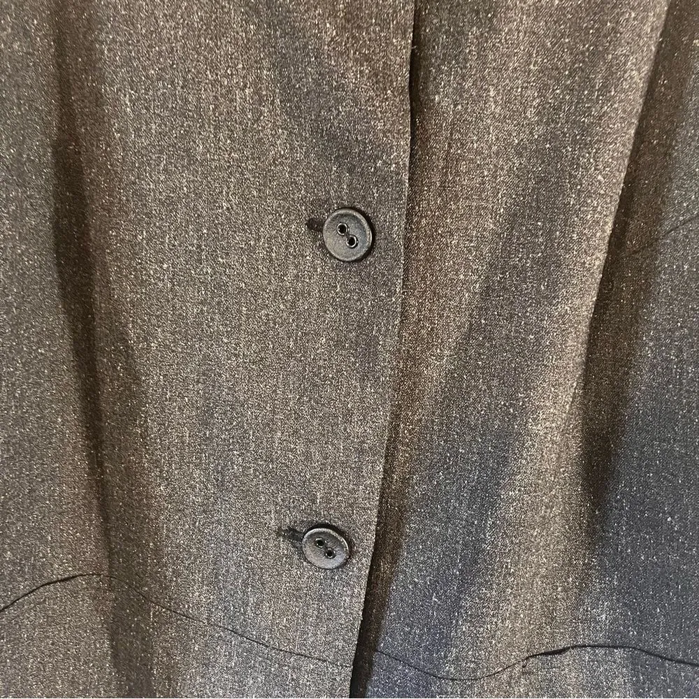 Rafaella  Gray Button Front Jacket Size 22W‎ - Image 4