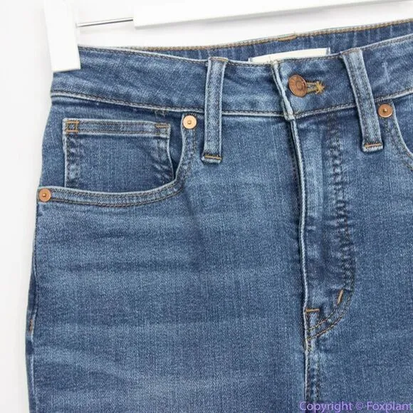 NEW Madewell Tall Curvy High-Rise Skinny Jeans‎ in Wendover Wash: TENCEL, 24T - Image 11