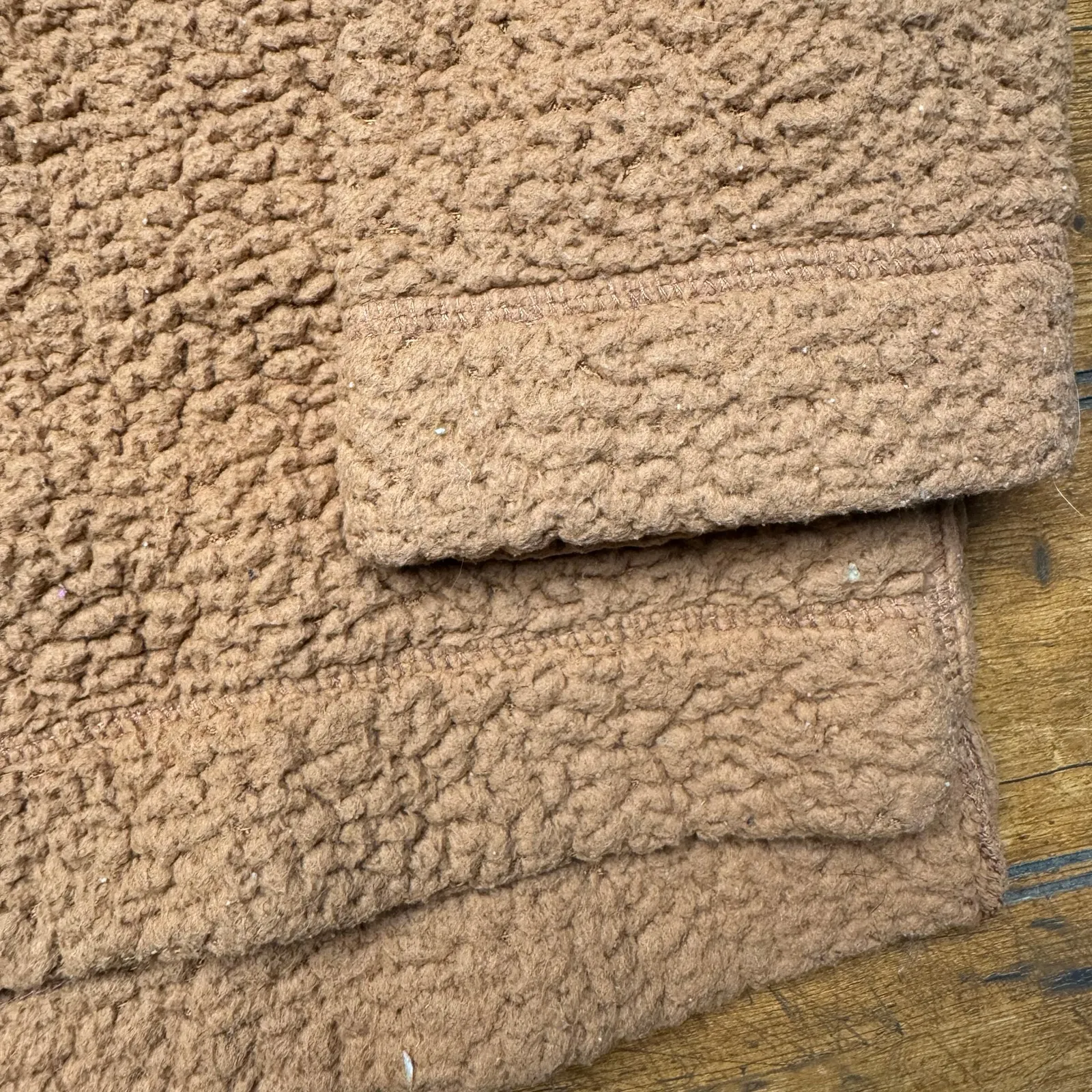 Aerie  pullover‎ wooly quarter snap up button orange size XS - Image 6