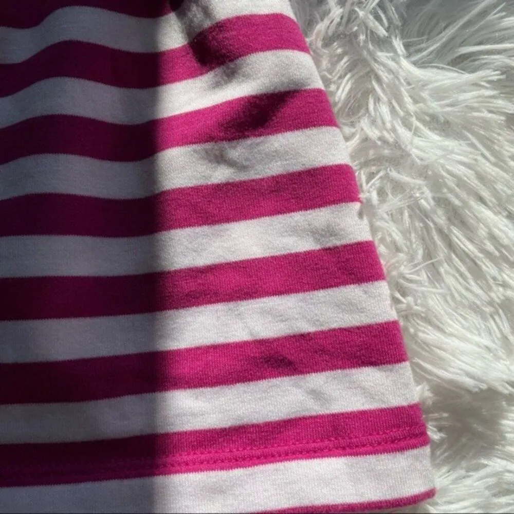 Time and Tru tank top women's size medium 8/10 purple white stripes sleeveless - Image 6