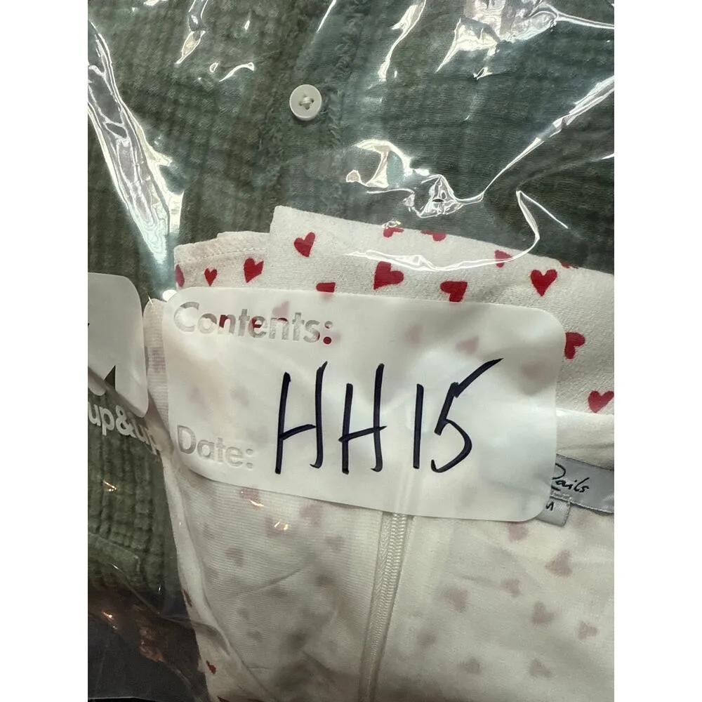 Aerie Long Sleeve Button Up Tie Waist Romper Green Women's Size Large Pool Party - Image 12