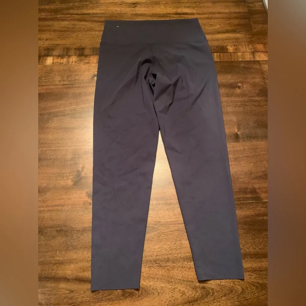 Aerie Offline Goals 7/8 Leggings Women’s XL Navy Blue Hi-Rise Seamless Bottom - Image 3