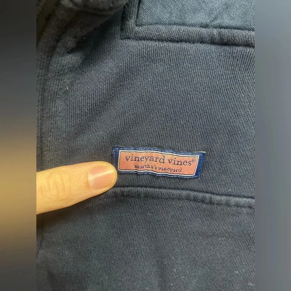 Vineyard Vines 100% Cotton Women’s Quarter Zip Pullover Sweatshirt Size Large - Image 4