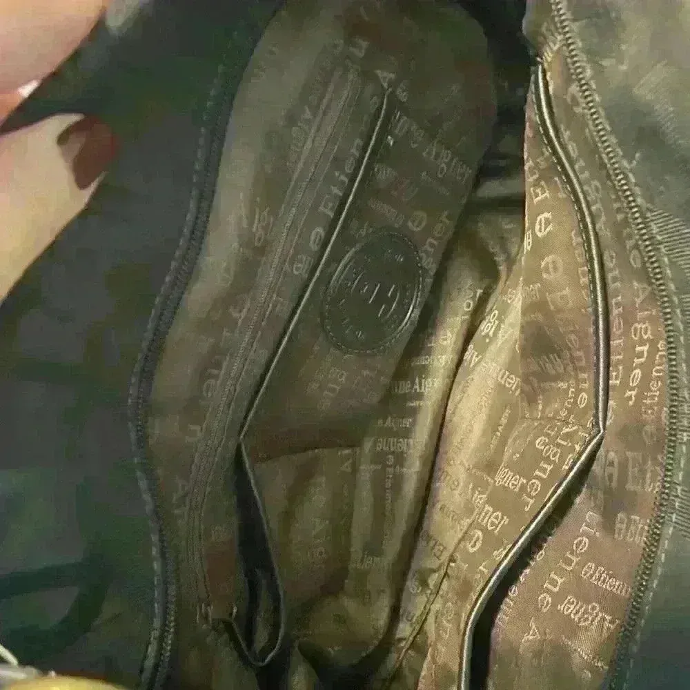 Etienne Aigner‎ dark brown boho style purse bag - Image 7