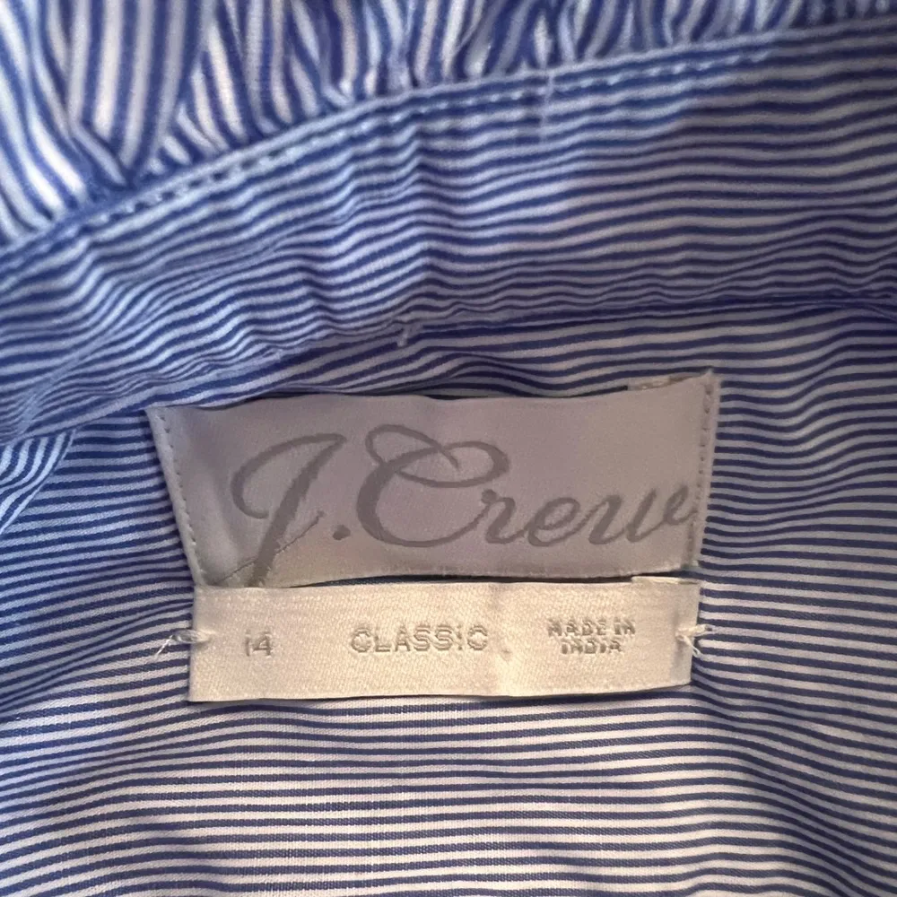 J Crew Women's Classic Button Down Shirt Size 14 - Image 6