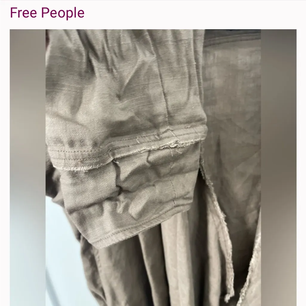 Free People Taupe Open Front Cardigan | Size Large - Image 15