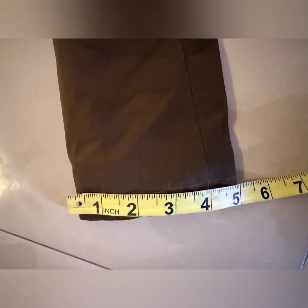 Zara Trafaluc Khaki Green Jacket Fur Lining (no Hooded)Winter Front Pockets XS - Image 5