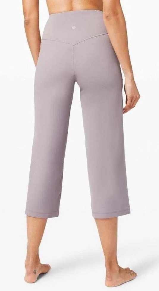Lululemon Align Wide Leg Cropped Pant in Greyish Purple Size 6 - Image 2