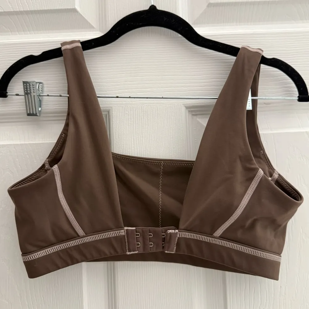 Offline By Aerie brown Goals Sweat Bra Size small - Image 3
