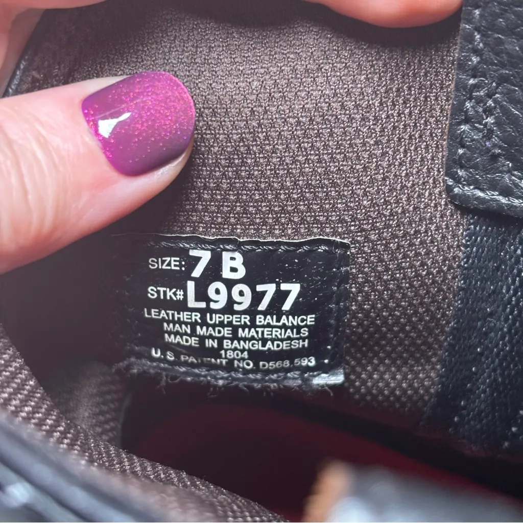 Justin Gypsy Andra Cowboy Boot Size 7 B L9977 Black Western Leather Cowgirl 8" - Image 8