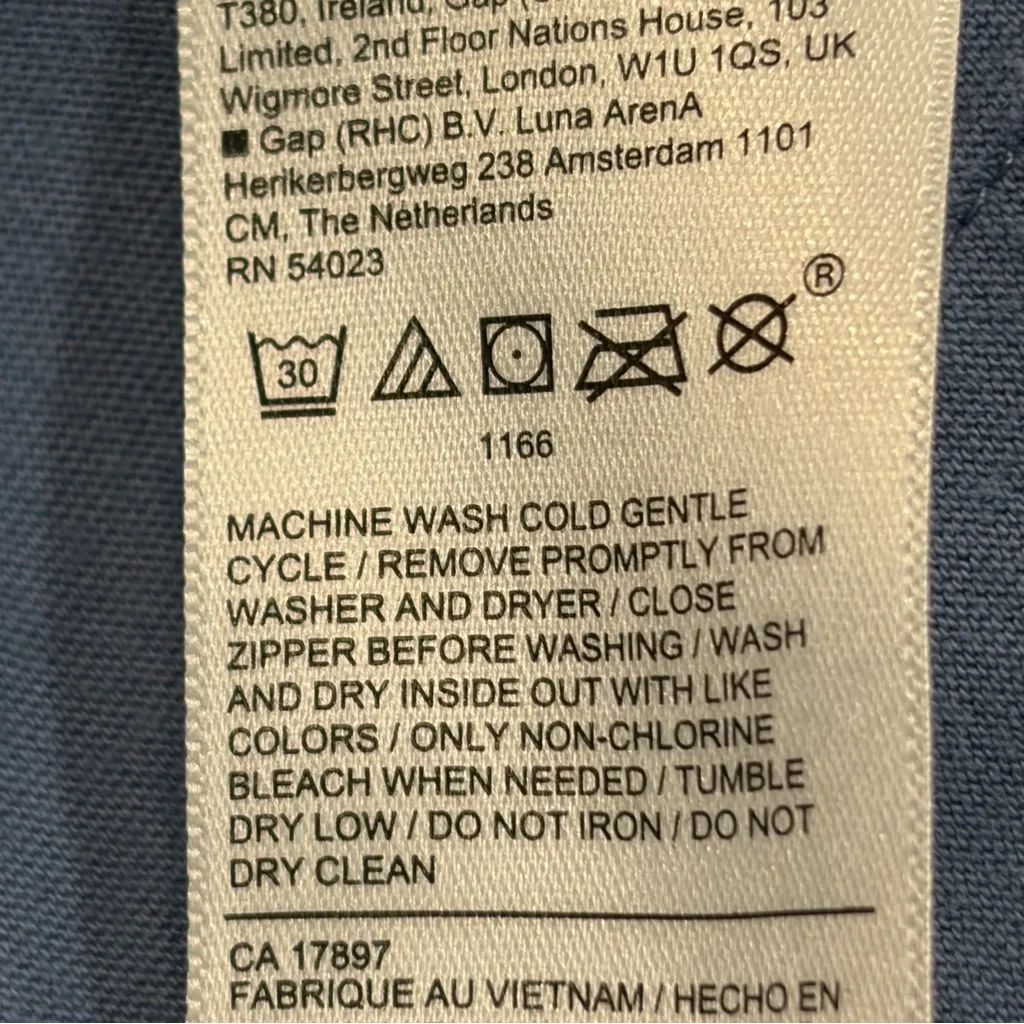 Athleta Periwinkle Blue Venice Moto Hoodie Jacket size XS - Image 8