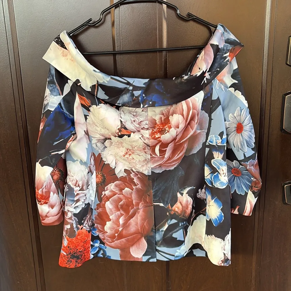 NWT Alexia Admor Karinna Off Shoulder Jacket Top Size 14 Retail $229.00 - Image 9