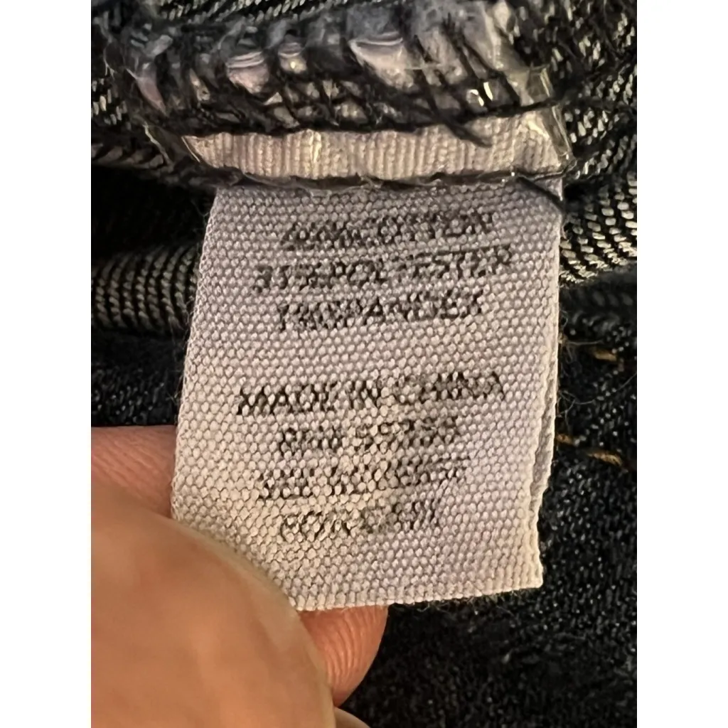 Artisan NY Denim Jacket Womens L Blue Wash Jean Jacket Full Button Long Sleeve - Image 7