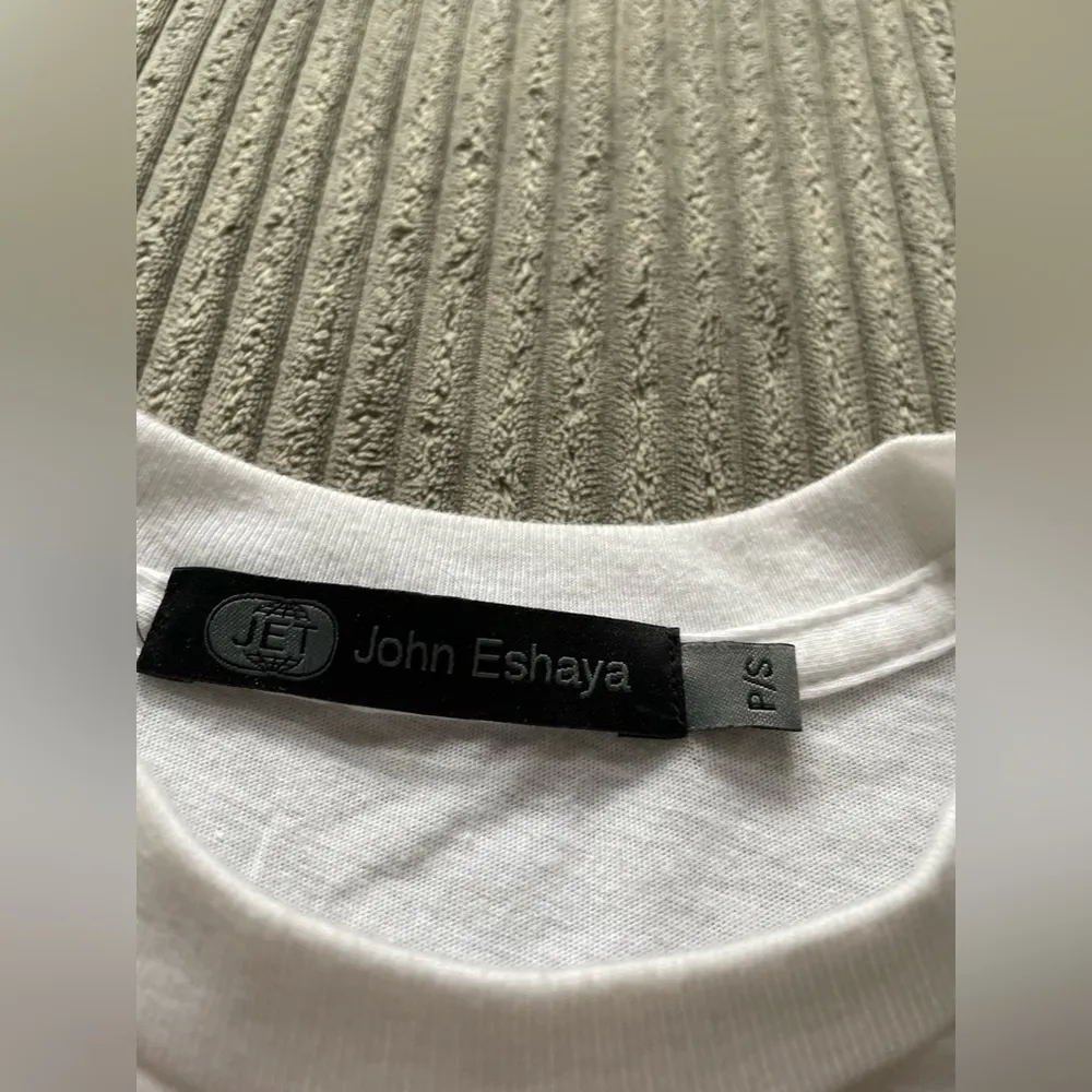 John Eshaya Pom Pom Trim Top‎ Small White - Image 3
