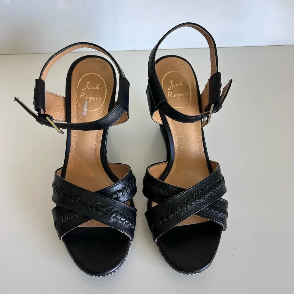 Jack Rogers Women’s Abbey Platform Wedge Espadrille Sandals - Image 2