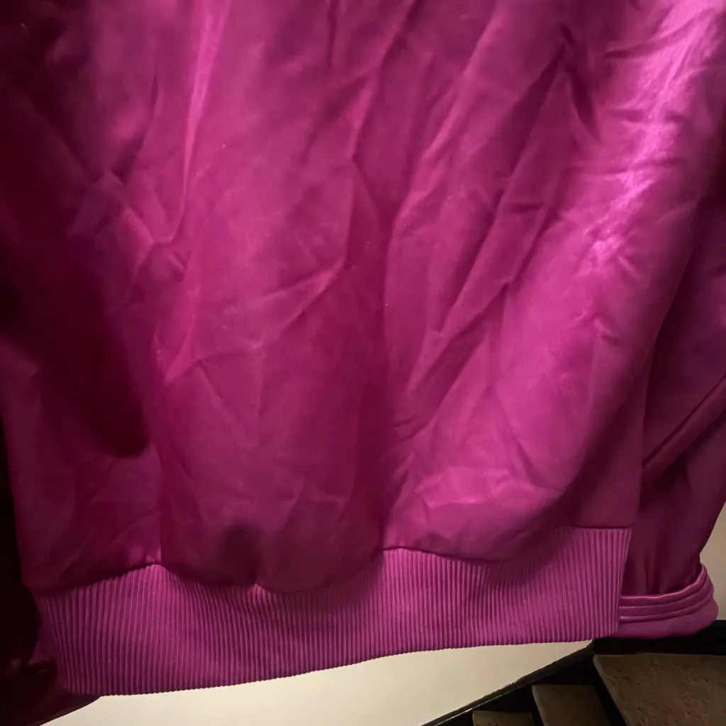 Rare! Adidas Respect Me Satin purple jacket - Image 4